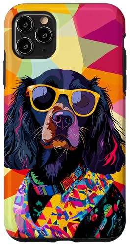 Hülle für iPhone 11 Pro Max Boykin Spaniel Hundemode, niedliche, farbenfrohe Pop-Art von PopCoolArtsy2028