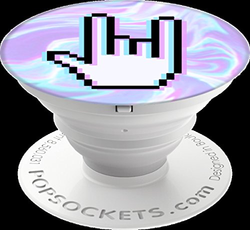 PopSockets - Ausziehbarer (Nicht Austauschbarer) Sockel und Griff für Smartphone und Tablet - Pixelcore von PopSockets