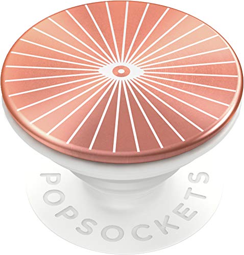 PopSockets PopGrip - Ausziehbarer Sockel und Griff für Smartphones und Tablets mit einem Austauschbarem Top - Backspin Aluminum Eye Sky von PopSockets
