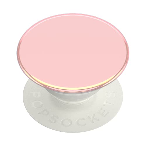 PopSockets PopGrip - Ausziehbarer Sockel und Griff für Smartphones und Tablets mit einem Austauschbarem Top - Color Chrome Powder Pink von PopSockets