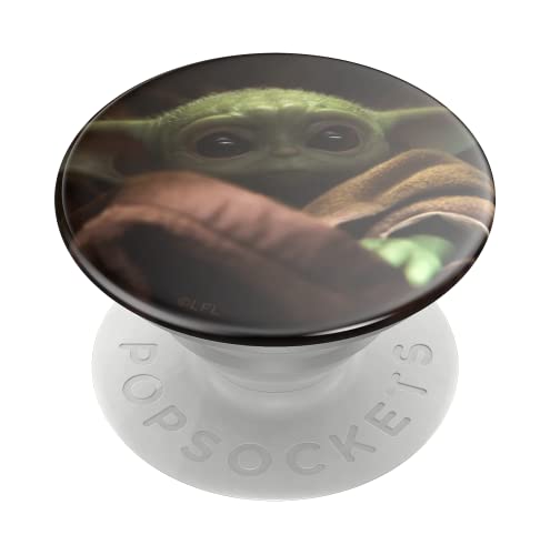 PopSockets PopGrip - Ausziehbarer Sockel und Griff für Smartphones und Tablets mit einem Austauschbarem Top - The Child (Baby Yoda) von PopSockets