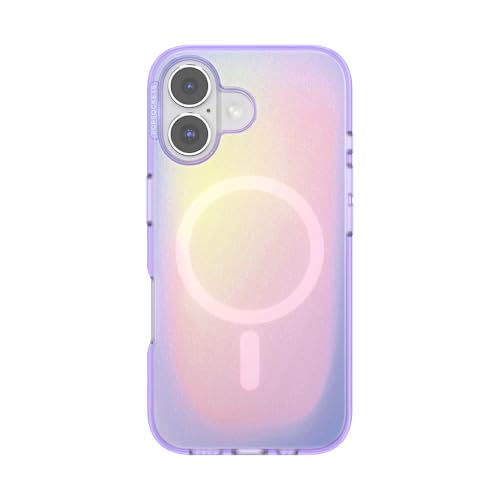 PopSockets iPhone 16 Hülle kompatibel mit MagSafe, Handyhülle für iPhone 16, kabellos aufladbar, nur Hülle - Aura von PopSockets