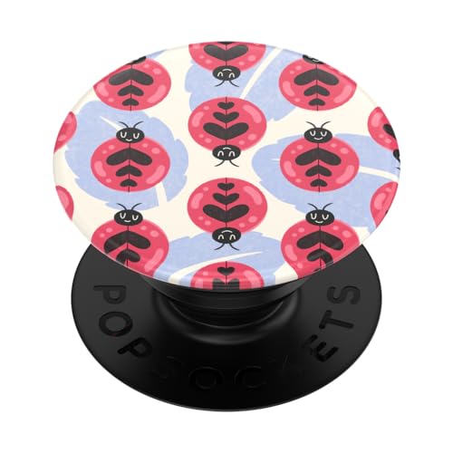 PopSockets: PopGrip - Ausziehbarer Sockel und Griff mit einem Austauschbarem Top für Smartphones und Tablets - Lady Bug Crawl von PopSockets