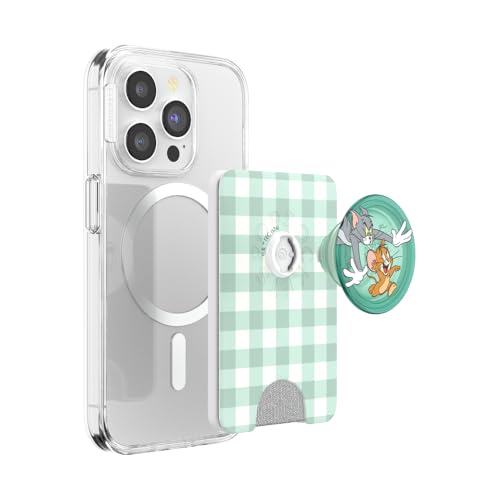 PopSockets Telefon-Geldbörse mit erweitertem Griff und Adapterring für MagSafe, Telefonkartenhalter, kabellos aufladbar, Geldbörse kompatibel mit MagSafe - Tom and Jerry Chase PopSockets Telefon-Geldbörse mit erweitertem Griff und Adapterring für MagSafe, Telefonkartenhalter, kabellos aufladbar, Geldbörse kompatibel mit MagSafe - Tom and Jerry Chase von PopSockets