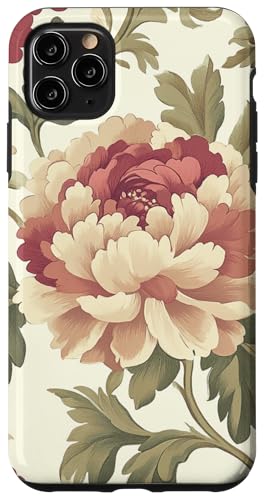 Hülle für iPhone 11 Pro Max Antikes Rosenblüten-Design von PopTrend Designs