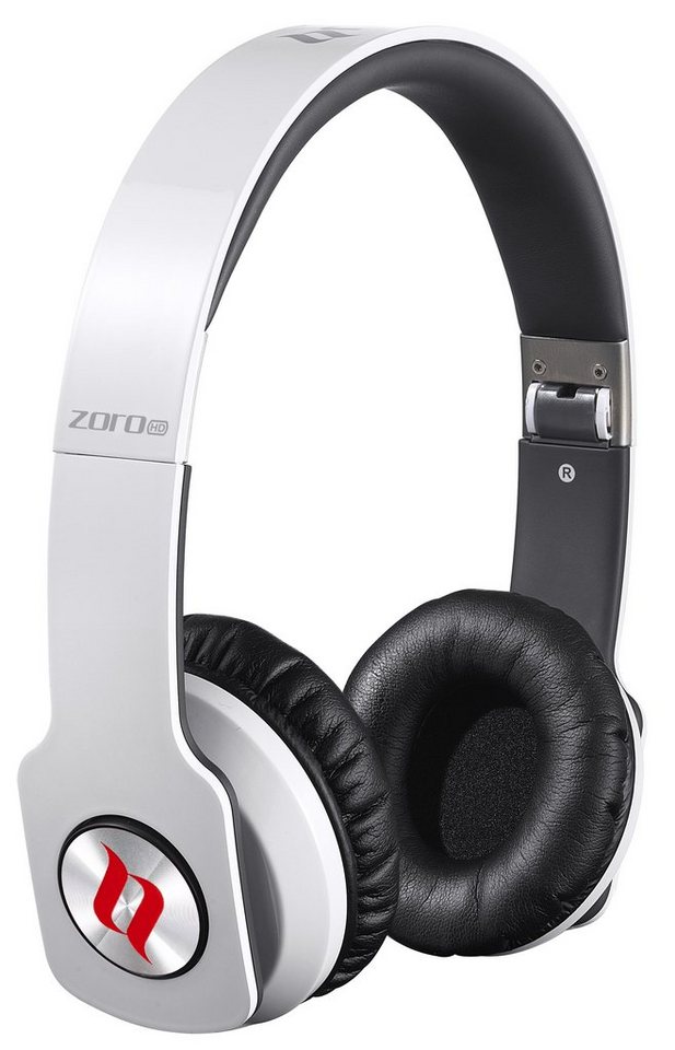 Poppstar Noontec Kopfhörer Zoro On-Ear-Kopfhörer (kabelgebunden, Kopfhörer Zoro HD MF3120(S) mit Flachkabel) von Poppstar