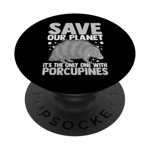 Stachelschwein Tiere Lustig Niedlich Nagetiere PopSockets mit austauschbarem PopGrip von Porcupine Animals