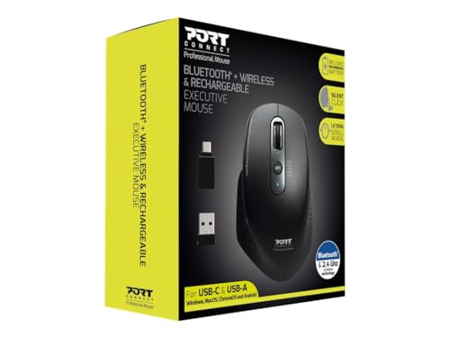 PORT DESIGNS 900716 Mouse Right-Hand RF Wireless + Bluetooth Optical 3200 DPI von Port Designs