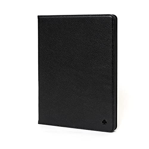 Porter Riley - Lederhülle für iPad Mini 5 / iPad Mini 4. Premium Echtleder Standhülle/Cover/Flip 7.9 Zoll Ausgabe 2019 (Pures Schwarz) von Porter Riley