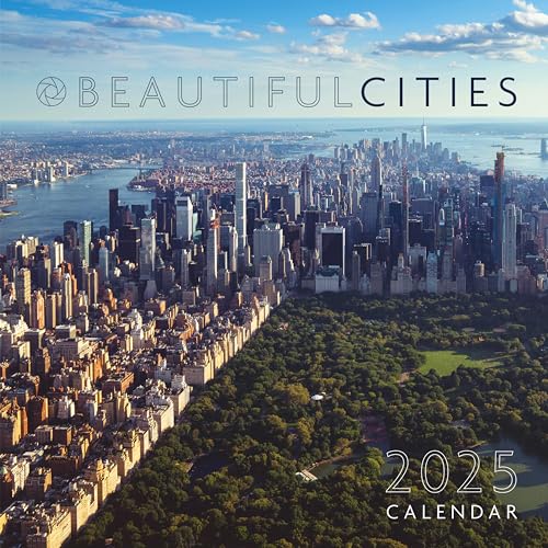 2025 Beautiful Cities Quadratischer Kalender von Portico Designs Ltd