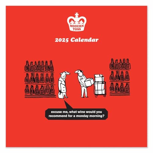 2025 Modern Toss Square Kalender von Portico Designs Ltd