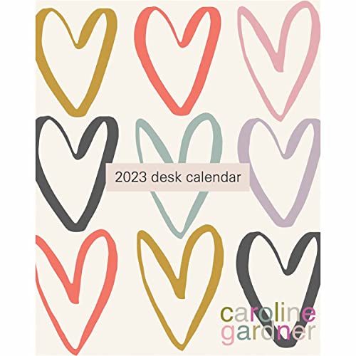 Portico Designs Tischkalender 2023 (Caroline Gardner Tischkalender Herzen Design C23024) von Portico Designs Ltd