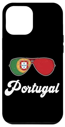 Hülle für iPhone 12 Pro Max Portugal Flagge Proud Sonnenbrille Pride Portugiesische Wurzeln von Portugal Flag Pride Portuguese Roots Heritage