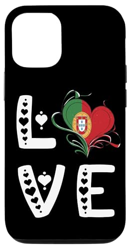 Hülle für iPhone 13 Pro Portugal Love Heart Pride Portugiesische Flagge Wurzeln von Portugal Flag Pride Portuguese Roots Heritage