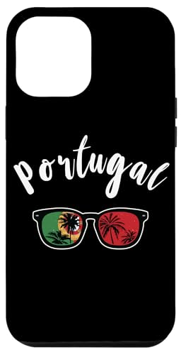 Hülle für iPhone 15 Plus Portugal Flagge Palmen Portugiesische Wurzeln Proud Sonnenbrille Pride von Portugal Flag Pride Portuguese Roots Heritage