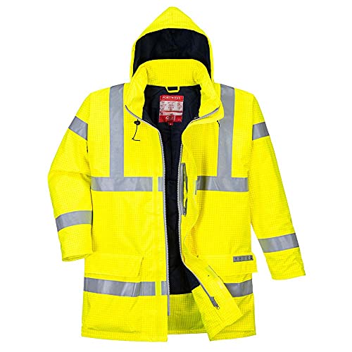 Antistatic FR Jacket, colorYellow talla Large von Portwest