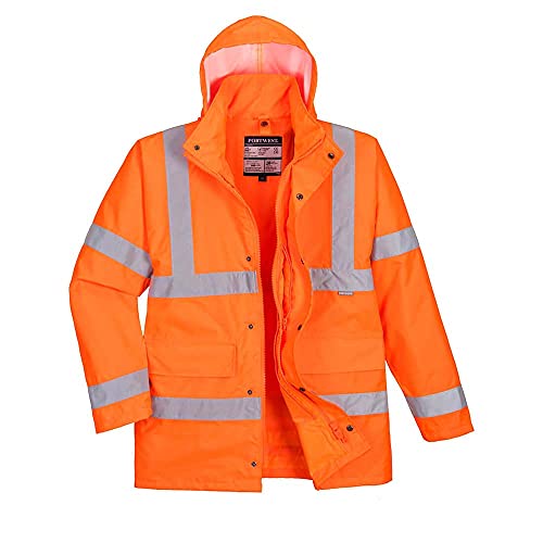 Hi-Vis 4-in-1 Jacket, colorOrange talla XXL von Portwest