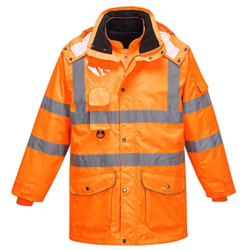 Hi-Vis 7-in-1 Jacket, colorOrange talla 3 XL von Portwest
