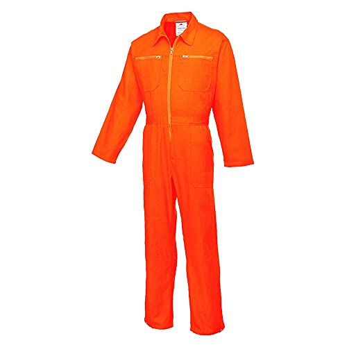 Portwest Baumwoll Overall, Größe: XXL, Farbe: Orange, C811ORRXXL von Portwest