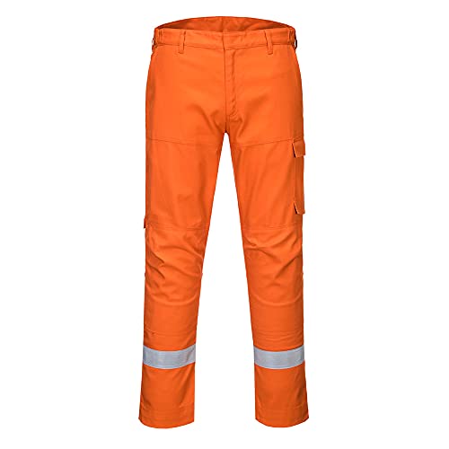 Portwest Bizflame Ultra Hose, Hosenlänge: Normal. Farbe: Orange. Größe: 34, FR66ORR34 von Portwest