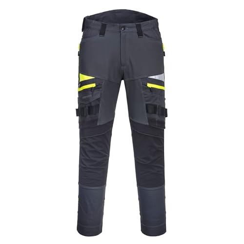 Portwest DX4 Arbeits Bundhose für Männer, Farbe: Graumetallic, Größe: 36, DX449MGR36 von Portwest