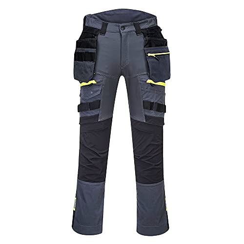 Portwest DX4 Bundhose mit abnehmbaren Holstertaschen, Größe: 44, Farbe: Metal Grau, DX440MGR44 von Portwest