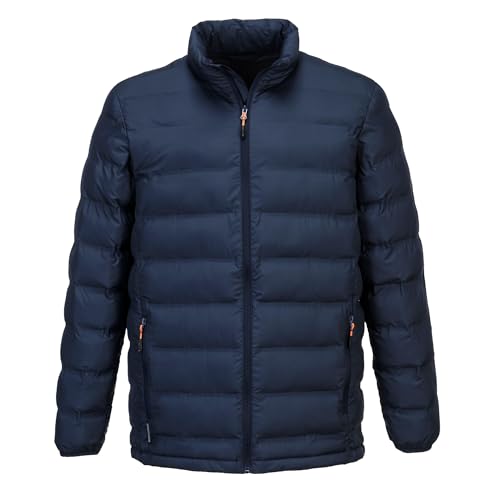 Portwest Mens Ultasonic Tunnel Baffle Jacket - Navy - L von Portwest