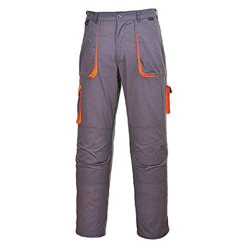 Portwest Portwest Texo Kontrast-Hose, Größe: XL, Farbe: Grau Tall, TX11GRTXL von Portwest