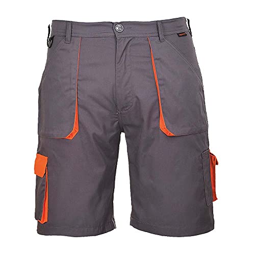 Portwest Portwest Texo Kontrast-Shorts, Größe: XS, Farbe: Grau, TX14GRRXS von Portwest