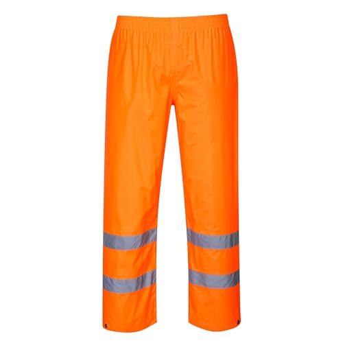 Portwest Regen Warnschutzhose, Größe: S, Farbe: Orange, H441ORRS von Portwest