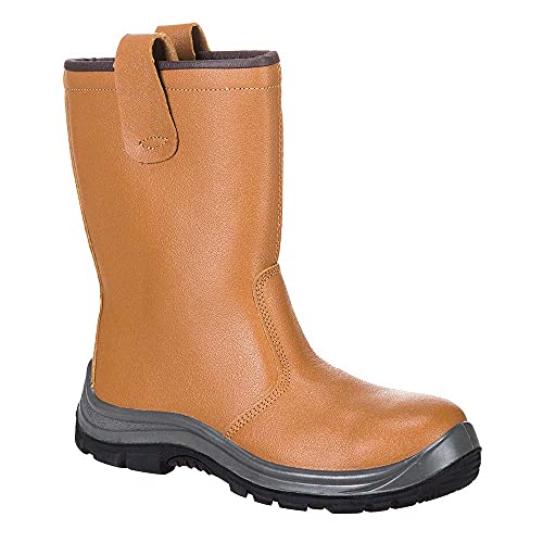 Portwest Steelite Rigger Sicherheitsstiefel S1P CI, Größe: 47, Farbe: Tan, FW12TAR47 von Portwest