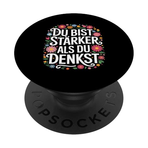 Mach es einfach für einen Optimisten PopSockets Klebender PopGrip von Positiv Denken Motiviert Optimismus