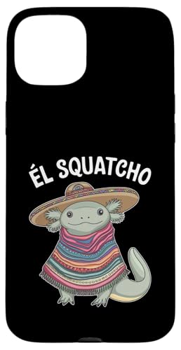 Hülle für iPhone 15 Plus Axolotl Geburtstag Party Favors El Squatcho Poncho Boy Axolotl von Positive Axolotl Party Favors For Kids 8-12 Girls