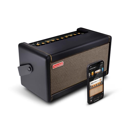 Positive Grid Spark 40-Watt Combo Übungsgitarrenverstärker für E-Bass und Akustikgitarre mit Spark Mobile App (Schwarz) von Positive Grid