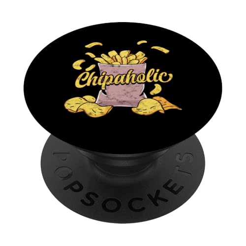 Kartoffelchips National Potato Day Kartoffelchips PopSockets Klebender PopGrip von Potato Chips Gift for Men and Women