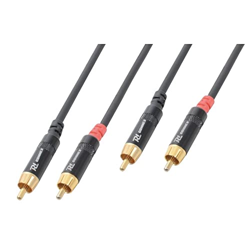 PD Connex Audiokabel Signalkabel 2x RCA - 6 Meter von Power Dynamics