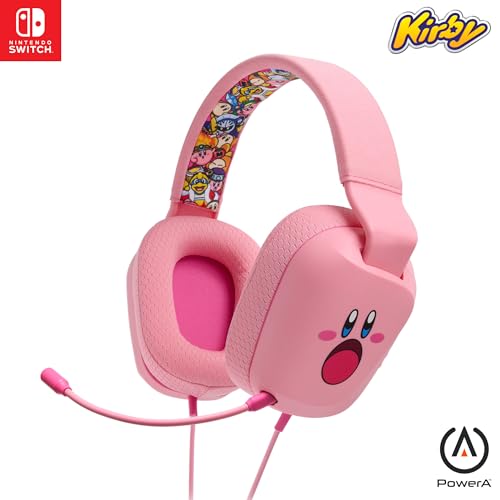 PowerA Wired Stereo Headset for Nintendo Switch - Kirby Mouthful von PowerA