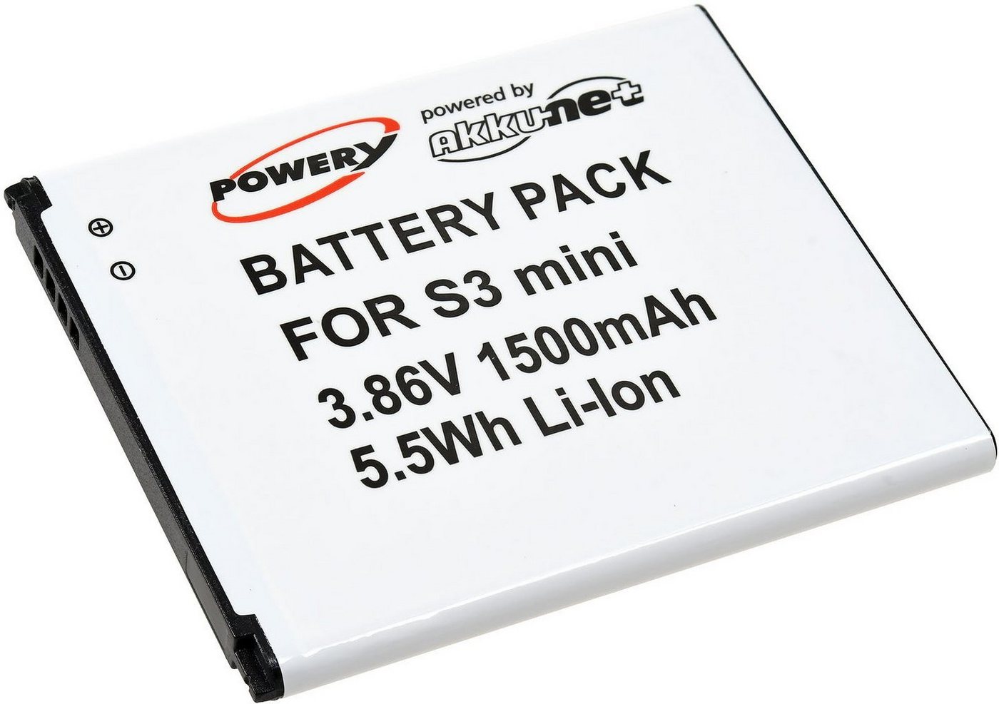 Powery Akku für Samsung GT-S7562 Handy-Akku 1500 mAh (3.8 V) von Powery