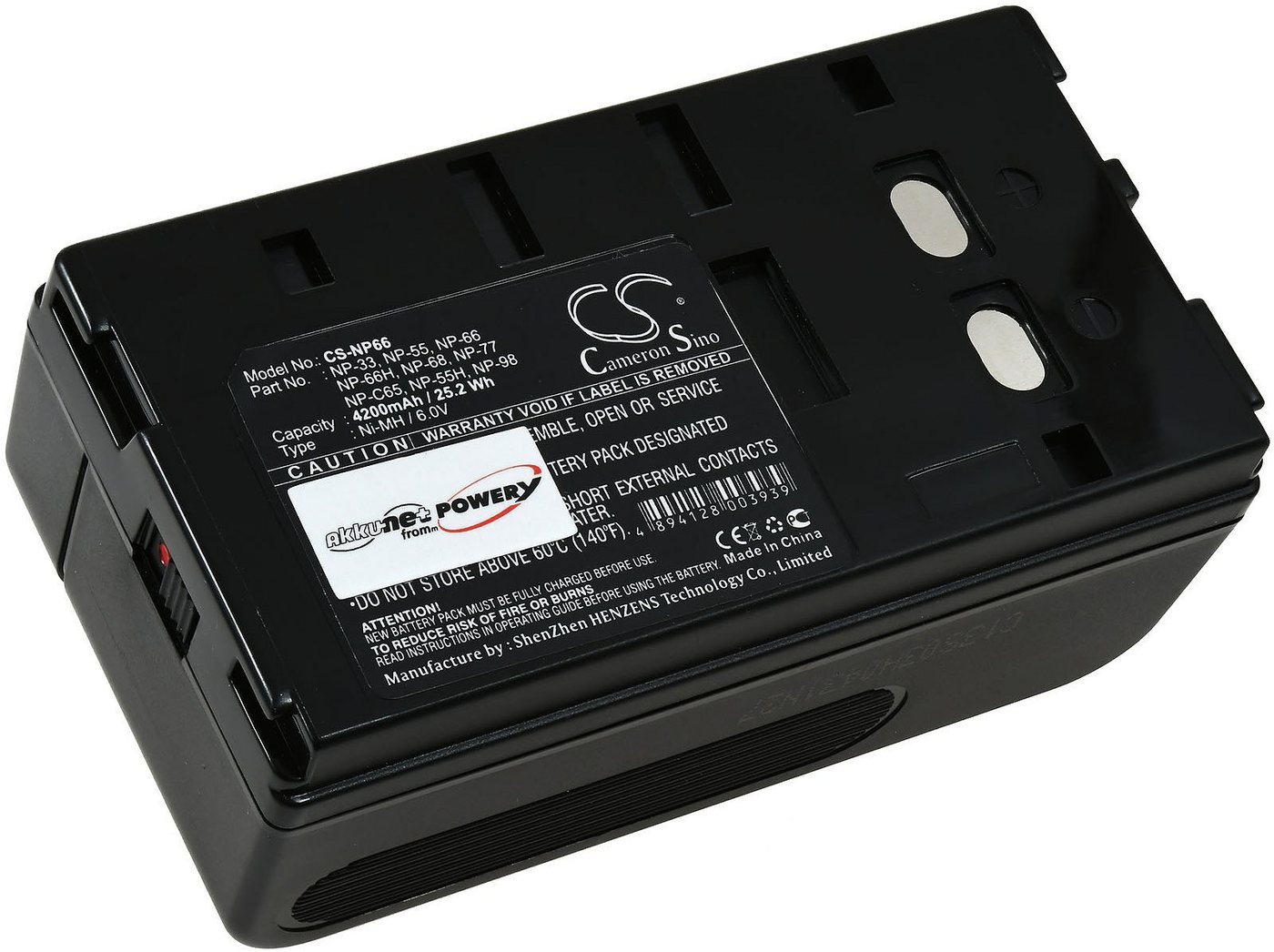 Powery Akku für Sony Videokamera CCD-TR805E 4200mAh Kamera-Akku 4200 mAh (6 V) von Powery