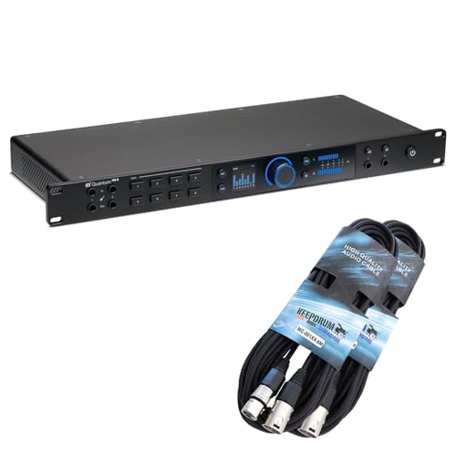 Presonus Quantum HD8 Audio-Interface mit 2x keepdrum XLR Kabel von PreSonus