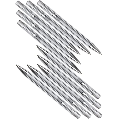 10x Metall Kugelschreiber Set Metallkugelschreiber Druckkugelschreiber Schreiber von Preiswert & Gut