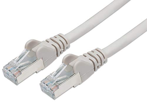 PremiumCord Netzwerkkabel, Ethernet, LAN & Patch Kabel CAT6a S-FTP PIMF Schirmung, RJ45, LSOH, AWG 26/7, Kupferkabel 100% Cu, grau, 15m von PremiumCord
