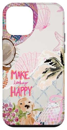 Hülle für iPhone 12 mini Preppy Summer Collage Coquette Discokugel & Muschel von Preppy Summer Coquette Disco Ball & Sea Shell