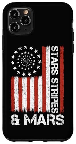 Hülle für iPhone 11 Pro Max Sterne Streifen Mars von President Trump Pride USA Patriots Truth Great