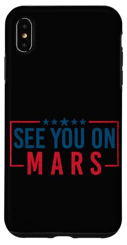 Hülle für iPhone XS Max Wir sehen uns auf dem Mars von President Trump Pride USA Patriots Truth Great