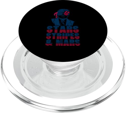 Stars Stripes Mars Vereinigte Staaten Trump PopSockets PopGrip für MagSafe von President Trump Pride USA Patriots Truth Great