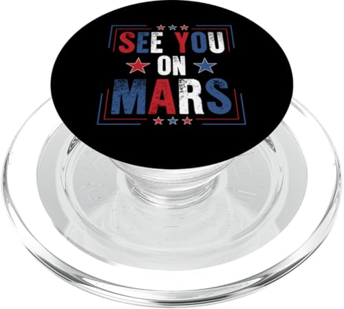 Wir sehen uns auf dem Mars. PopSockets PopGrip für MagSafe von President Trump Pride USA Patriots Truth Great