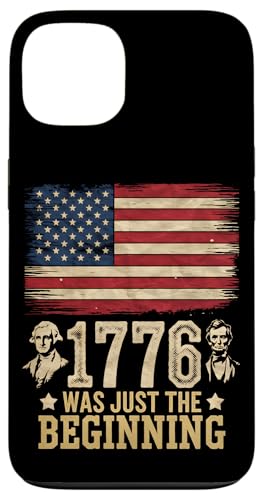 Hülle für iPhone 13 Presidents Day Washington Lincoln 1776 Nur der Anfang von President's Day Patriotic Founding Fathers Tees