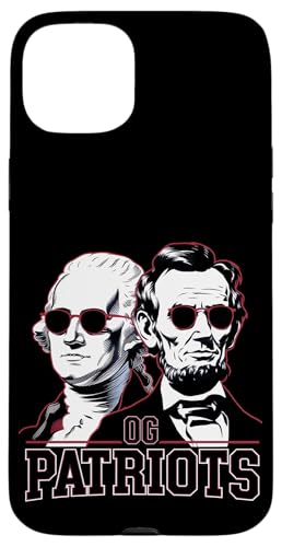 Hülle für iPhone 15 Plus Präsidententag Washington Lincoln Vintage OG Patriots von President's Day Patriotic Founding Fathers Tees