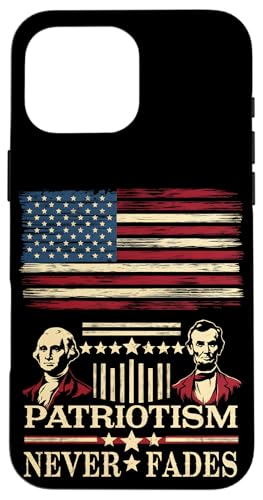 Hülle für iPhone 16 Pro Max Präsidententag Washington Lincoln Vintage von President's Day Patriotic Founding Fathers Tees